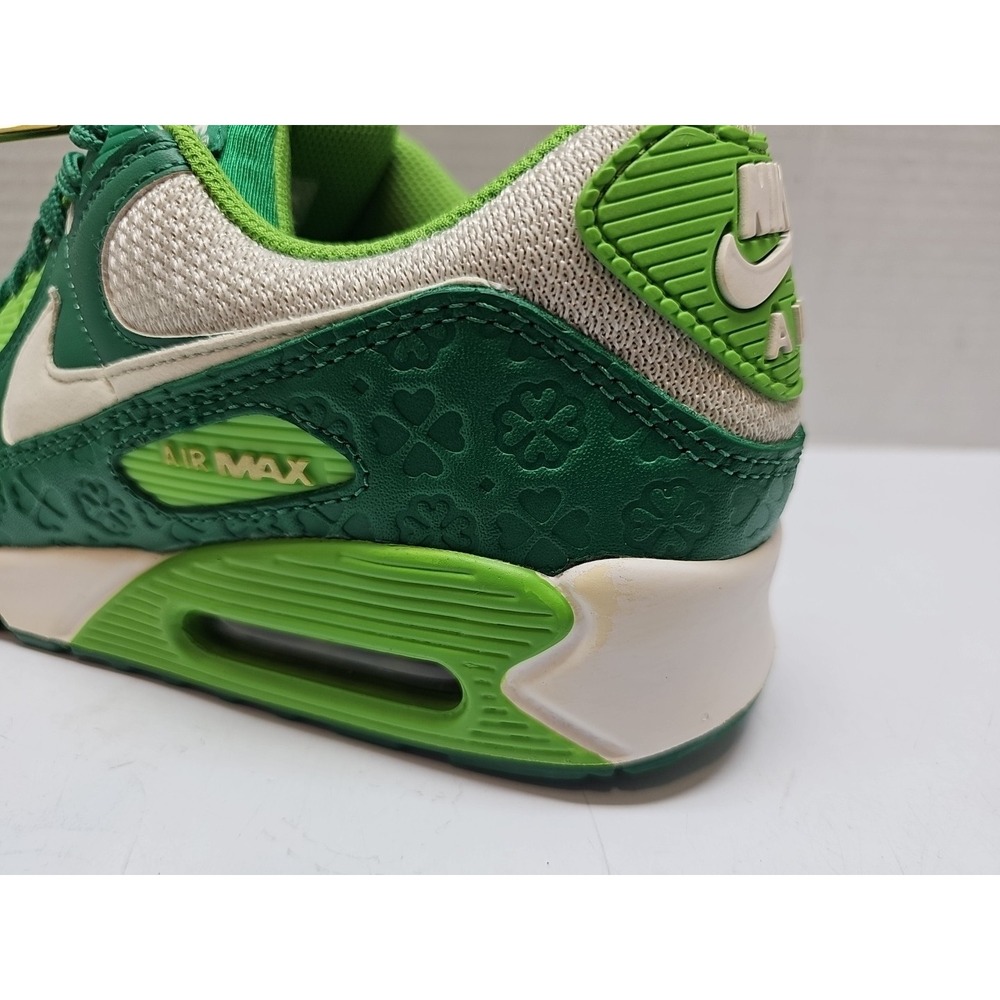 Size 8.5 - Air Max 90 St. Patrick's Day Mean Green 2021 DD8555-300 - Picture 4 of 16